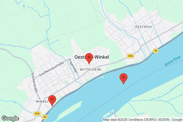 Karte mit Entrümpelungsaufträgen in Oestrich-Winkel
