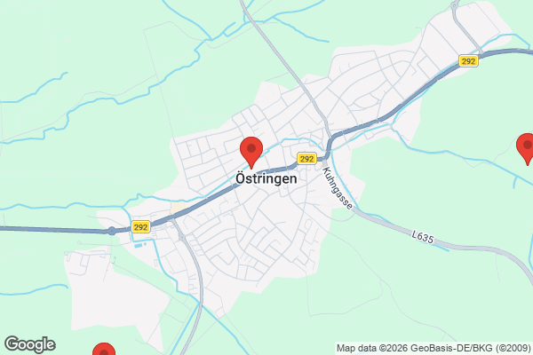Karte mit Entrümpelungsaufträgen in Östringen