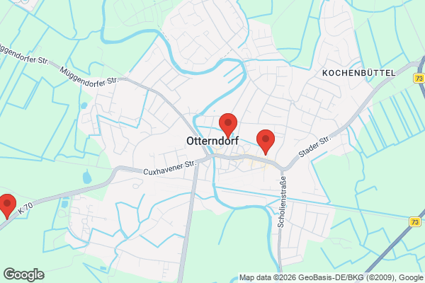 Karte mit Entrümpelungsaufträgen in Otterndorf