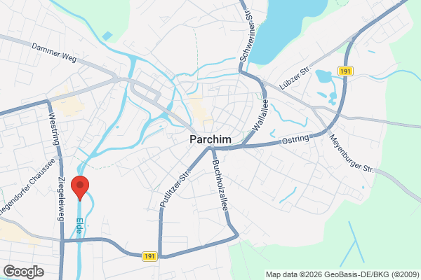 Karte mit Entrümpelungsaufträgen in Parchim