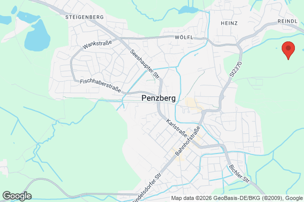 Karte mit Entrümpelungsaufträgen in Penzberg