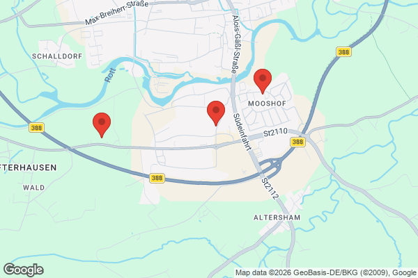 Karte mit Entrümpelungsaufträgen in Pfarrkirchen