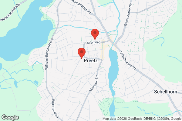 Karte mit Entrümpelungsaufträgen in Preetz