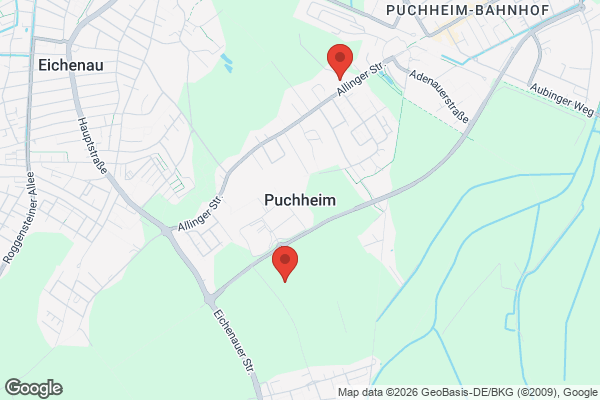 Karte mit Entrümpelungsaufträgen in Puchheim