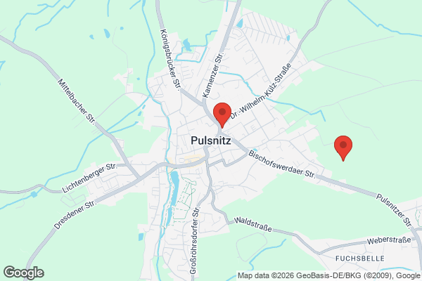 Karte mit Entrümpelungsaufträgen in Pulsnitz