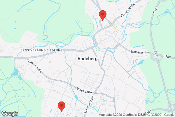 Karte mit Entrümpelungsaufträgen in Radeberg