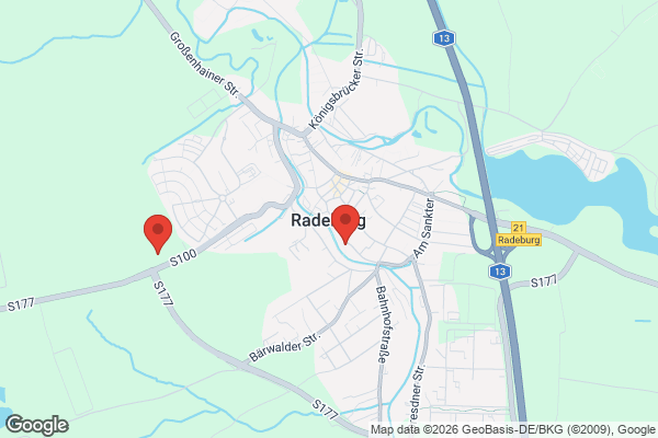 Karte mit Entrümpelungsaufträgen in Radeburg