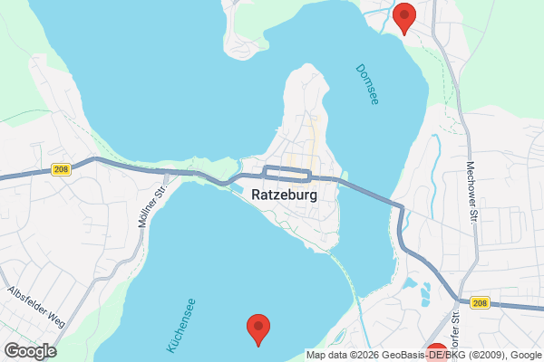 Karte mit Entrümpelungsaufträgen in Ratzeburg