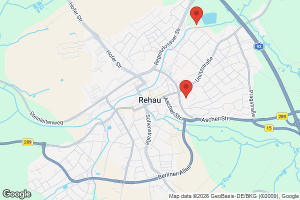 Karte mit Entrümpelungsaufträgen in Rehau