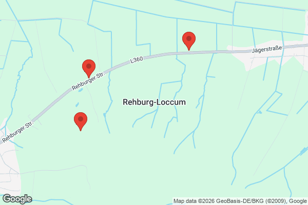 Karte mit Entrümpelungsaufträgen in Rehburg-Loccum
