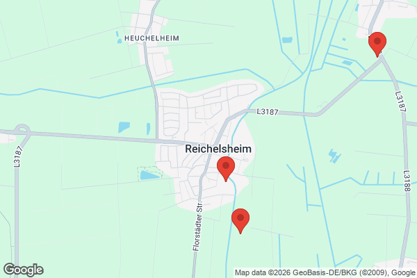 Karte mit Entrümpelungsaufträgen in Reichelsheim