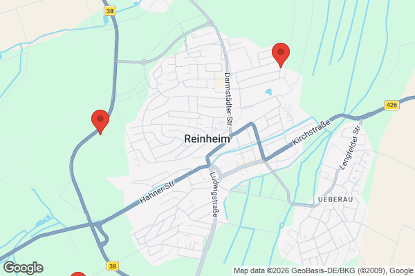 Karte mit Entrümpelungsaufträgen in Reinheim