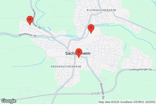 Karte mit Entrümpelungsaufträgen in Sachsenheim