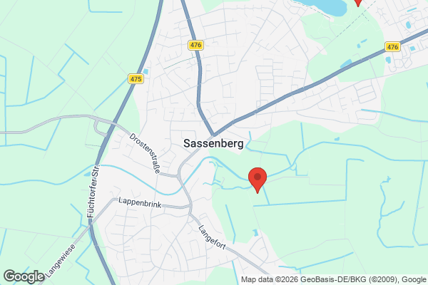 Karte mit Entrümpelungsaufträgen in Sassenberg