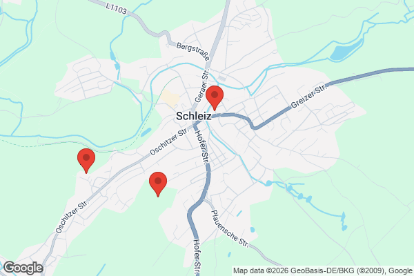 Karte mit Entrümpelungsaufträgen in Schleiz