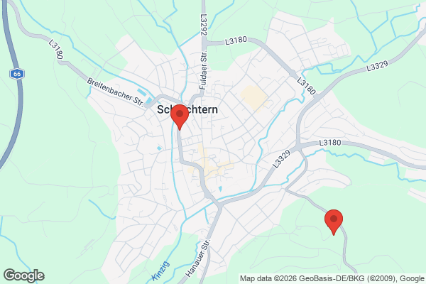 Karte mit Entrümpelungsaufträgen in Schlüchtern