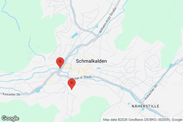 Karte mit Entrümpelungsaufträgen in Schmalkalden