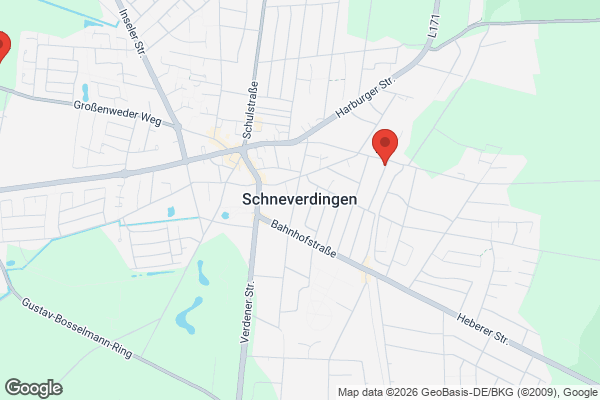 Karte mit Entrümpelungsaufträgen in Schneverdingen