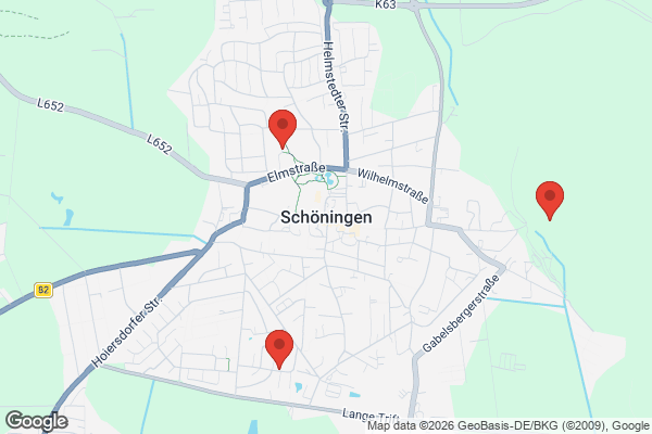 Karte mit Entrümpelungsaufträgen in Schöningen
