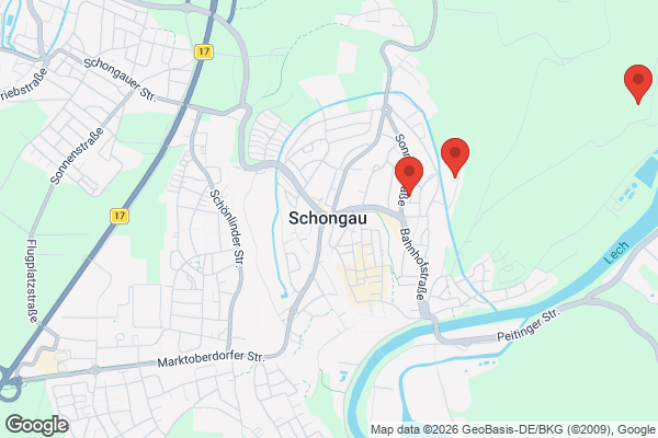Karte mit Entrümpelungsaufträgen in Schongau