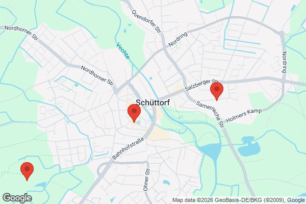 Karte mit Entrümpelungsaufträgen in Schüttorf