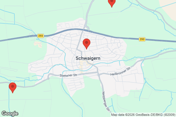 Karte mit Entrümpelungsaufträgen in Schwaigern