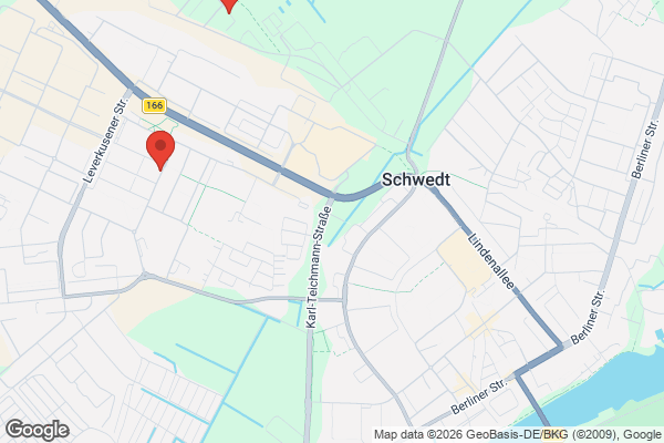 Karte mit Entrümpelungsaufträgen in Schwedt