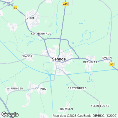 Karte von Sehnde und Umgebung