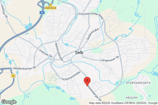 Karte mit Entrümpelungsaufträgen in Selb