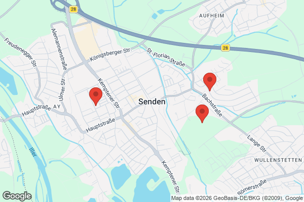 Karte mit Entrümpelungsaufträgen in Senden