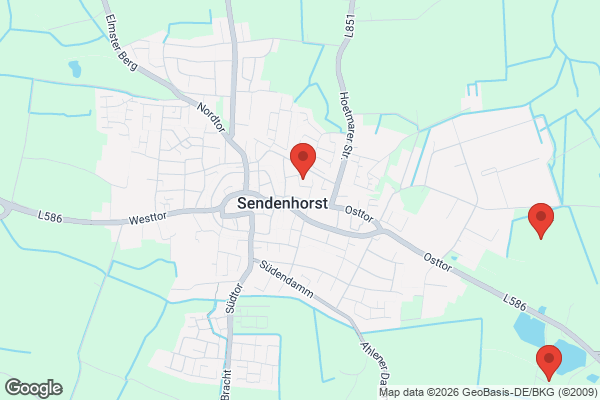 Karte mit Entrümpelungsaufträgen in Sendenhorst