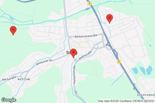 Karte mit Entrümpelungsaufträgen in Sinzig