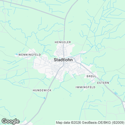 Karte von Stadtlohn und Umgebung