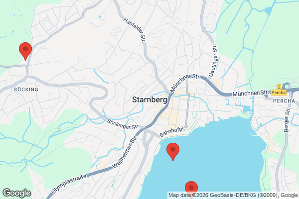 Karte mit Entrümpelungsaufträgen in Starnberg