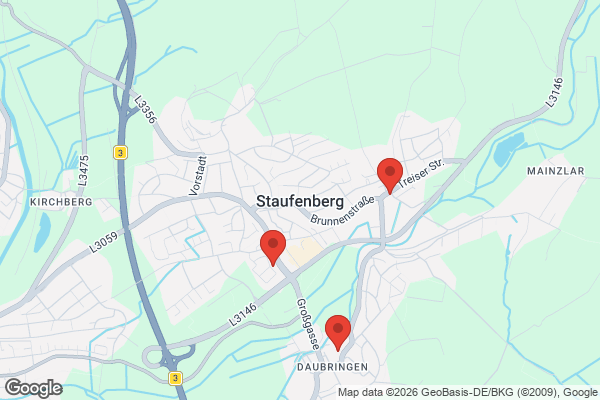 Karte mit Entrümpelungsaufträgen in Staufenberg