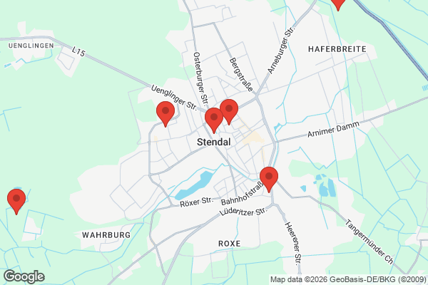 Karte mit Entrümpelungsaufträgen in Stendal