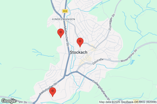 Karte mit Entrümpelungsaufträgen in Stockach