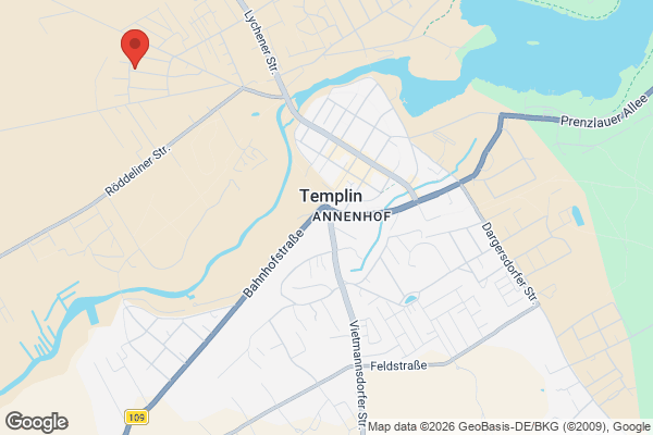 Karte mit Entrümpelungsaufträgen in Templin