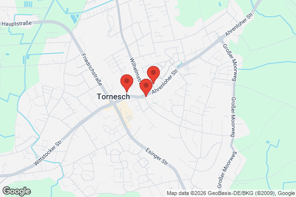 Karte mit Entrümpelungsaufträgen in Tornesch