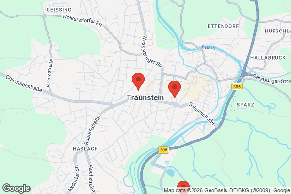 Karte mit Entrümpelungsaufträgen in Traunstein