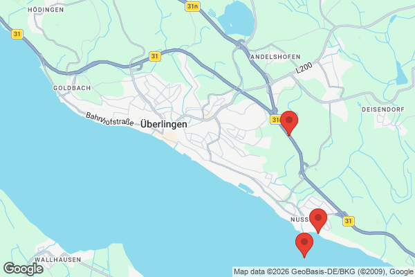 Karte mit Entrümpelungsaufträgen in Überlingen