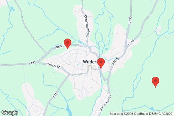 Karte mit Entrümpelungsaufträgen in Wadern