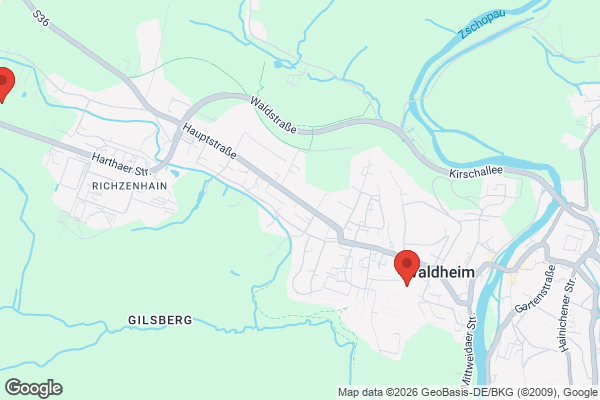 Karte mit Entrümpelungsaufträgen in Waldheim