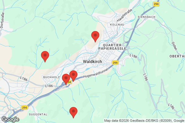Karte mit Entrümpelungsaufträgen in Waldkirch