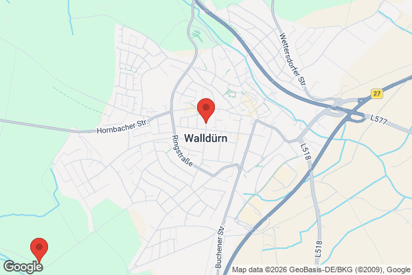 Karte mit Entrümpelungsaufträgen in Walldürn