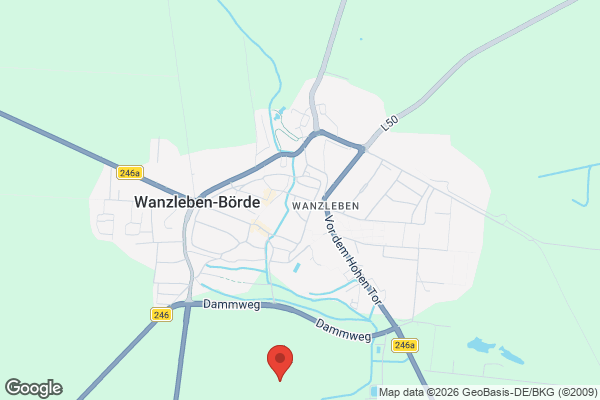 Karte mit Entrümpelungsaufträgen in Wanzleben-Börde