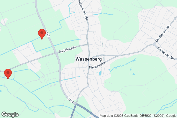 Karte mit Entrümpelungsaufträgen in Wassenberg