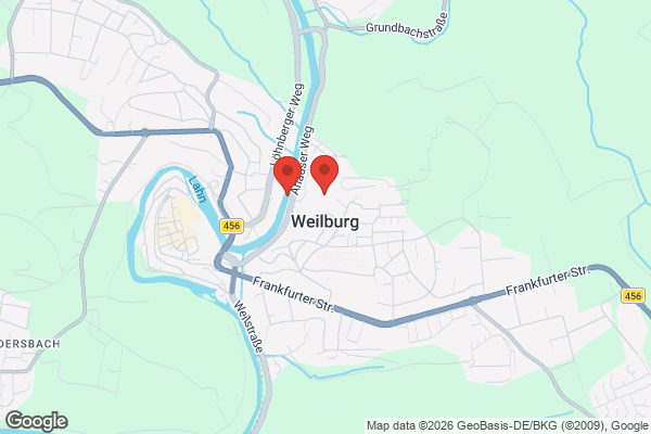 Karte mit Entrümpelungsaufträgen in Weilburg