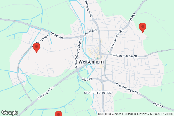 Karte mit Entrümpelungsaufträgen in Weißenhorn