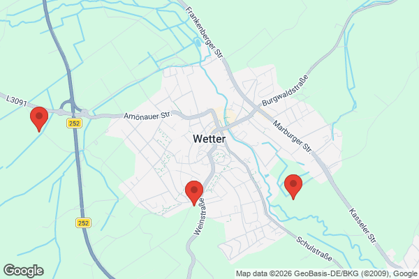 Karte mit Entrümpelungsaufträgen in Wetter (Hessen)